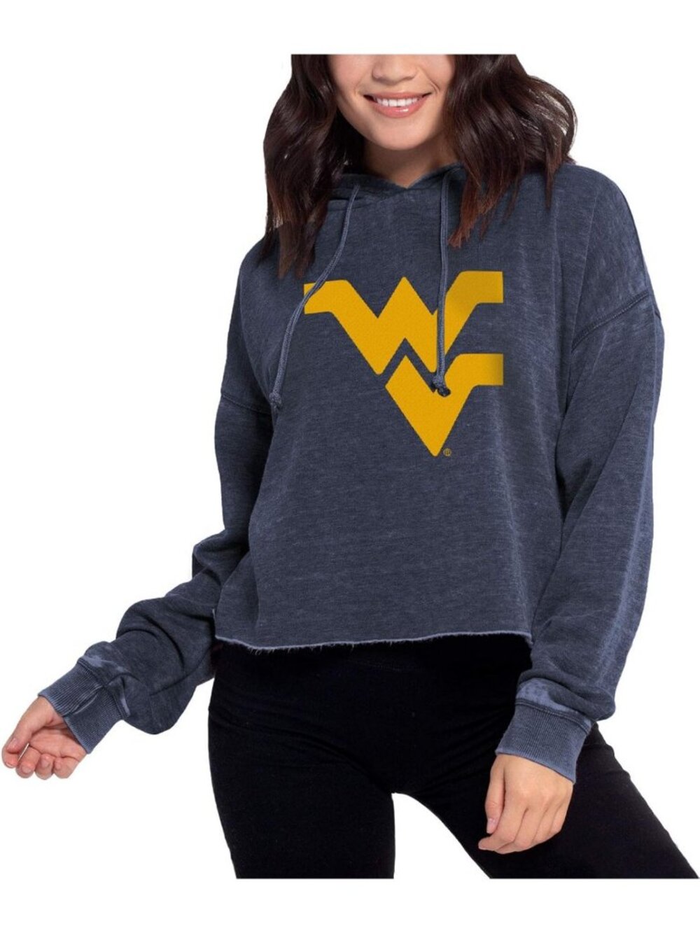 Cozy NCAA Women's Campus Cropped Hoodie | Trendy, Comfortable, Stylish Top